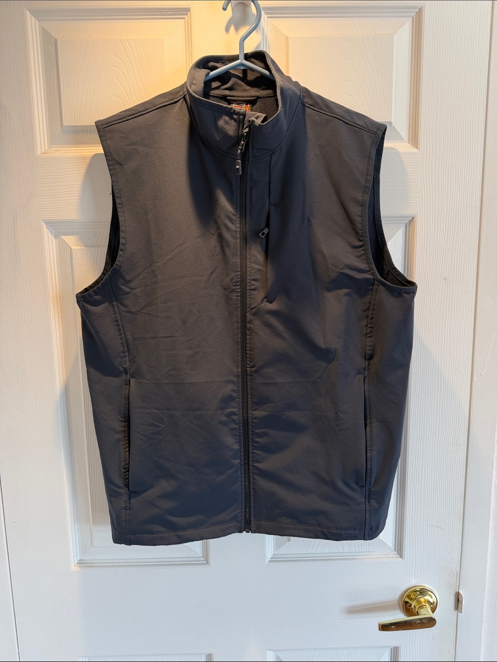 32 Degrees Men's Navy Softshell Zip Vest